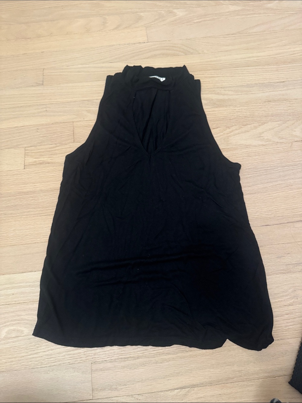 Project Social T Black Sleeveless V-Neck Tank